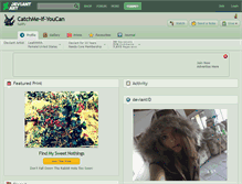 Tablet Screenshot of catchme-if-youcan.deviantart.com