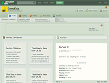 Tablet Screenshot of comoesta.deviantart.com