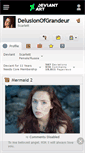 Mobile Screenshot of delusionofgrandeur.deviantart.com