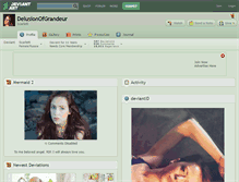 Tablet Screenshot of delusionofgrandeur.deviantart.com