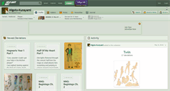 Desktop Screenshot of migoto-kurayami.deviantart.com