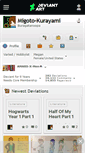 Mobile Screenshot of migoto-kurayami.deviantart.com