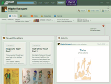 Tablet Screenshot of migoto-kurayami.deviantart.com