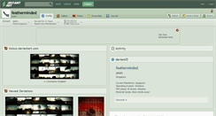 Desktop Screenshot of featherminded.deviantart.com