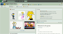 Desktop Screenshot of maggie-simpson-fans.deviantart.com