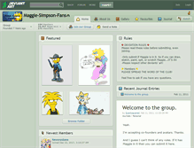 Tablet Screenshot of maggie-simpson-fans.deviantart.com
