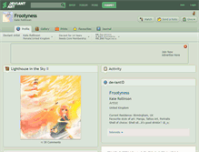 Tablet Screenshot of frootyness.deviantart.com