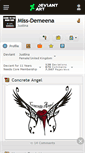 Mobile Screenshot of miss-demeena.deviantart.com