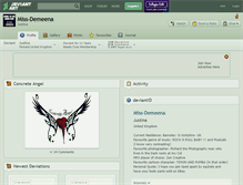 Tablet Screenshot of miss-demeena.deviantart.com