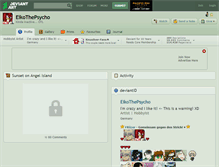 Tablet Screenshot of eikothepsycho.deviantart.com
