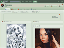 Tablet Screenshot of chockroosa.deviantart.com