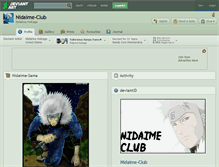 Tablet Screenshot of nidaime-club.deviantart.com