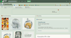 Desktop Screenshot of prideofgondor.deviantart.com