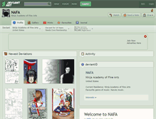 Tablet Screenshot of nafa.deviantart.com