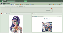 Desktop Screenshot of fafinhotattoo.deviantart.com