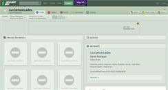 Desktop Screenshot of luvcartoonladies.deviantart.com