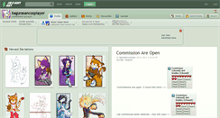 Desktop Screenshot of kagurasancosplayer.deviantart.com