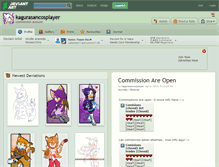 Tablet Screenshot of kagurasancosplayer.deviantart.com