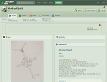 Tablet Screenshot of kindred-spirit.deviantart.com