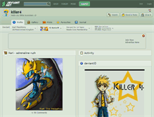 Tablet Screenshot of killer4.deviantart.com