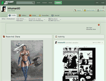 Tablet Screenshot of inhuman00.deviantart.com