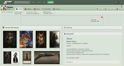 Desktop Screenshot of okmer.deviantart.com