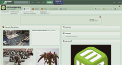 Desktop Screenshot of miniwargaming.deviantart.com