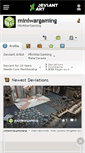 Mobile Screenshot of miniwargaming.deviantart.com