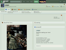 Tablet Screenshot of lndex.deviantart.com