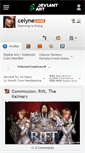 Mobile Screenshot of celyne.deviantart.com