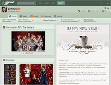 Tablet Screenshot of celyne.deviantart.com