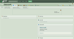 Desktop Screenshot of future-recall.deviantart.com