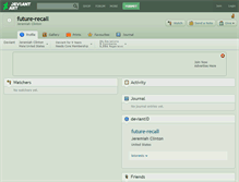 Tablet Screenshot of future-recall.deviantart.com