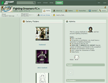 Tablet Screenshot of fighting-dreamers-fc.deviantart.com