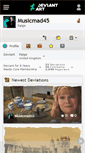 Mobile Screenshot of musicmad45.deviantart.com