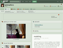 Tablet Screenshot of fashionpillows.deviantart.com