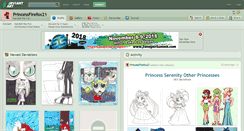 Desktop Screenshot of princessfirefox21.deviantart.com