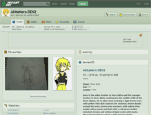 Tablet Screenshot of akitanero-den2.deviantart.com