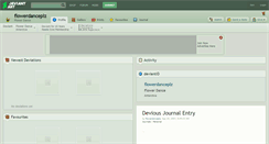 Desktop Screenshot of flowerdanceplz.deviantart.com