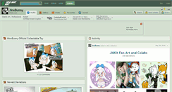 Desktop Screenshot of jinxbunny.deviantart.com