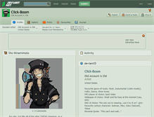 Tablet Screenshot of click-boom.deviantart.com