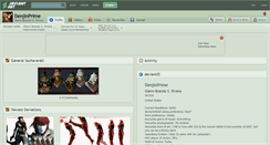 Desktop Screenshot of denjinprime.deviantart.com