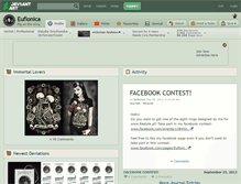 Tablet Screenshot of euflonica.deviantart.com