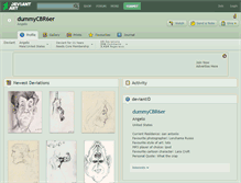 Tablet Screenshot of dummycbr6er.deviantart.com