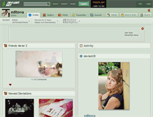 Tablet Screenshot of editowa.deviantart.com