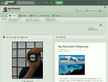 Tablet Screenshot of escrimador.deviantart.com