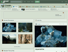 Tablet Screenshot of criosdan.deviantart.com