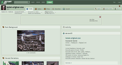 Desktop Screenshot of lestat-original-one.deviantart.com