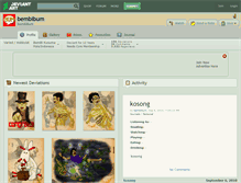 Tablet Screenshot of bembibum.deviantart.com