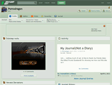 Tablet Screenshot of pomodragon.deviantart.com